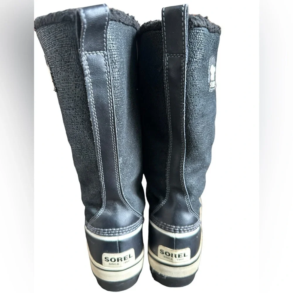 SOREL TIVOLI Women's WATERPROOF Mid-Calf WINTER BOOTS NL 1907-010 Black 6.5 - Picture 3 of 11